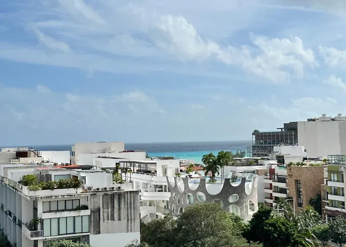 Departamento 5ta Av - Cerca De La Playa Con Rooftop Pool & Cancha De Padel * Playa del Carmen