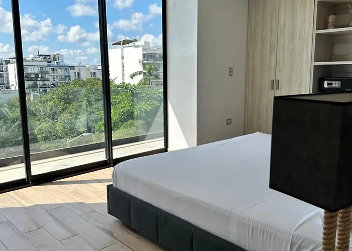 Apartamento Departamento 5ta Av - Cerca De La Playa Con Rooftop Pool & Cancha De Padel