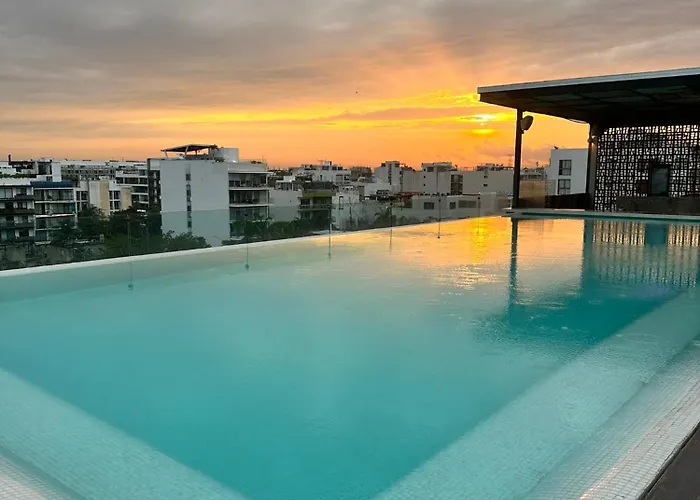 Departamento 5ta Av - Cerca De La Playa Con Rooftop Pool & Cancha De Padel *