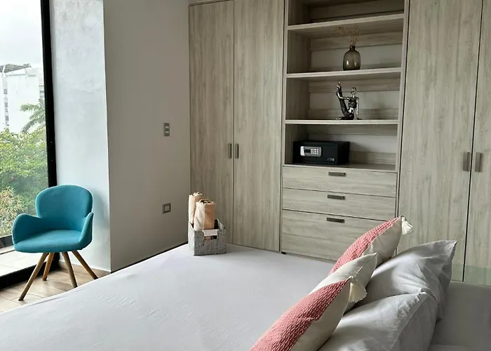 Departamento 5ta Av - Cerca De La Playa Con Rooftop Pool & Cancha De Padel Playa del Carmen