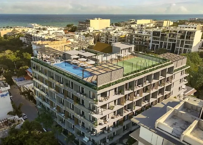 Departamento 5ta Av - Cerca De La Playa Con Rooftop Pool & Cancha De Padel Apartamento *