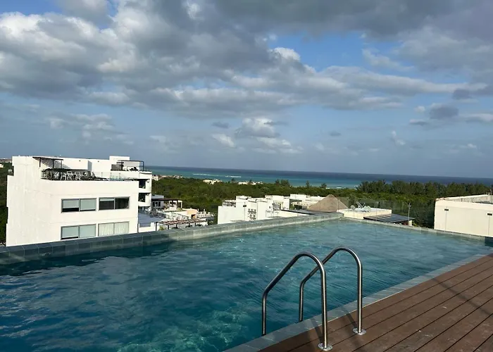 Departamento 5ta Av - Cerca De La Playa Con Rooftop Pool & Cancha De Padel *