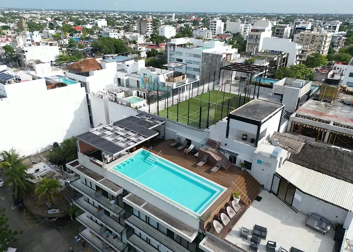 Departamento 5ta Av - Cerca De La Playa Con Rooftop Pool & Cancha De Padel Apartamento Playa del Carmen